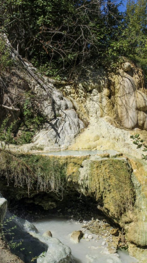 Thermal pool at Bagni San Filippo